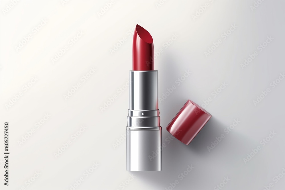 Lipstick Cosmetic Illustration Created with Generative AI Lipstick Cosmetic Illustration Created with Generative AI