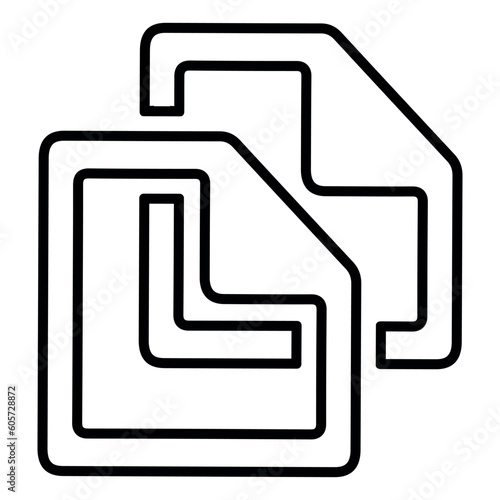 Cascade, clone, copy icon