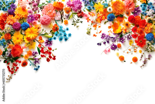 Greeting card with flowers. Can be used as an invitation card for wedding  birthday and other holiday and summer background