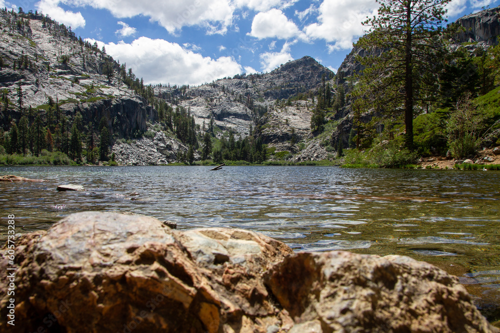 Naklejka premium Eagle Lake Alternative, Emerald Bay State Park, Lake Tahoe, CA