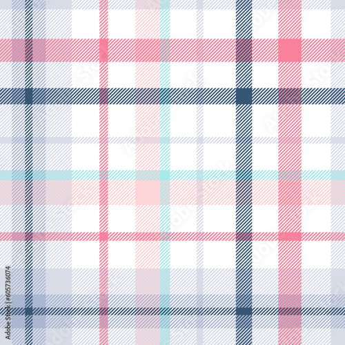 Plaid seamless pattern. Repeating tartan neutral color. Check design for prints. Repeated scottish flannel. Madras fabric. Abstract wool patterned. Repeat monochrome ekose woven. Vector illustration