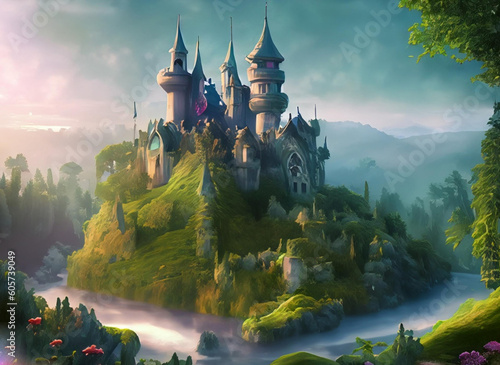 Enchanting Fairytale Castle: A Magical Journey through a Lush Forest