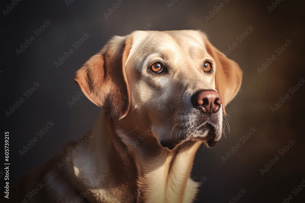 hyper realistic Labrador portrait