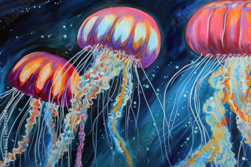 Jellyfish Painting