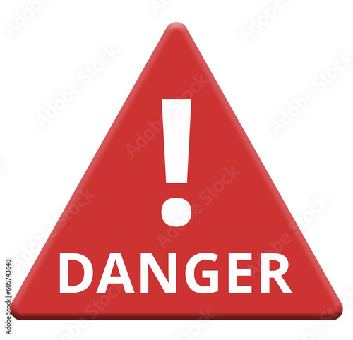 danger panneau triangle rouge