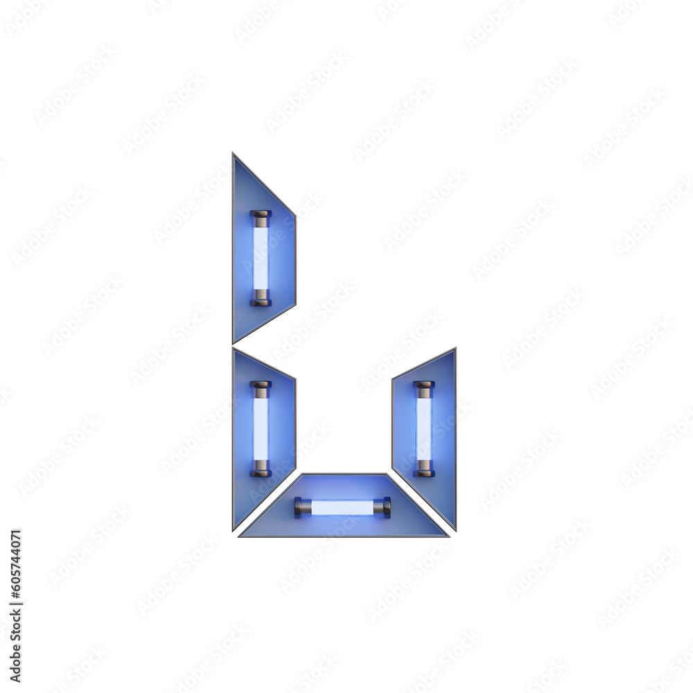Futuristic Neon 3D Alphabet or PNG Letters Futuristic Neon 3D Alphabet or PNG Letters