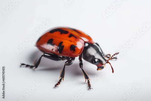 ladybug on a white background © Roland