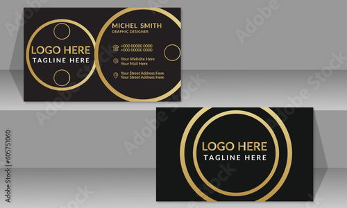 Business card design template, Clean professional business card template, visiting card, business card template.