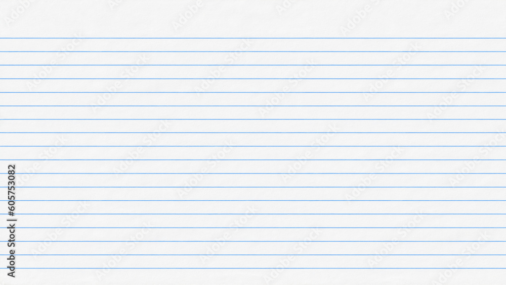 sheet of lined paper, flashcards, notebook, blank white landscape sheet with blue lines, realistic texture sheet of lined paper, flashcards, notebook, blank white landscape sheet with blue lines, realistic texture