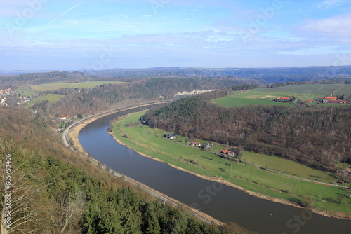 Blick auf die Elbe bei Bad Schandau