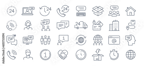 Support icons collection