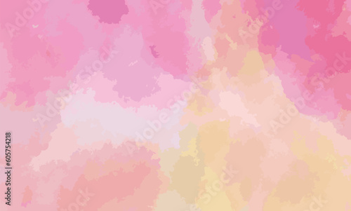 Pink Watercolor Vector Background