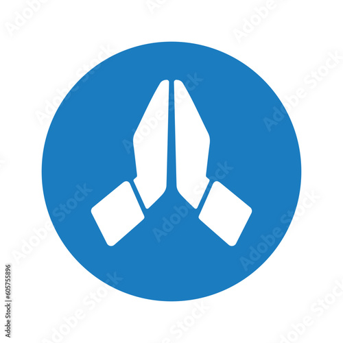 Pray, namaste icon.