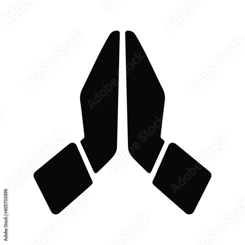 Pray, namaste icon.