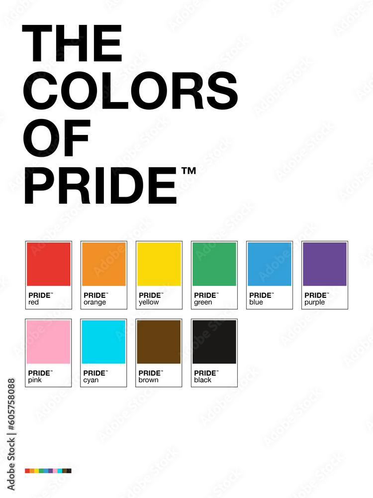 The Colors Of Pride Poster