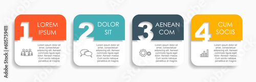 Infographic design template with place for your data. Vector illustration.