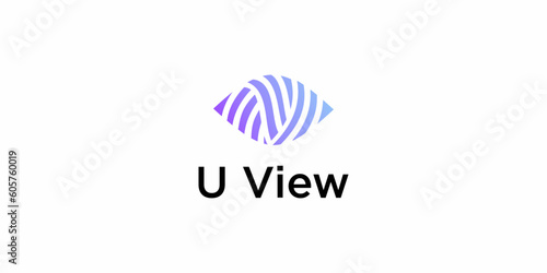 Eye Logo Design Template. Icon Symbol Vector Illustration.
