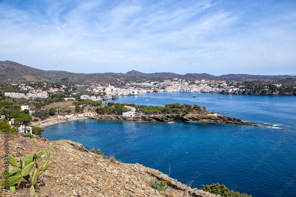 View of the Cadaques coast from the path to the lighthouse.
