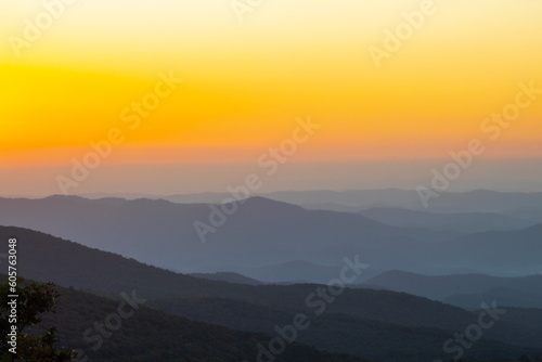 Sunrise in the Blue Ridge Mountains © Timothy