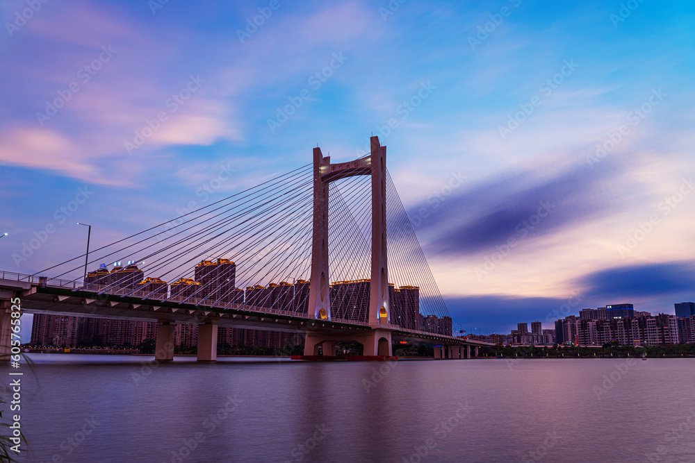 Fototapeta premium Chaozhou Bridge, Chaozhou City, Guangdong Province, China.