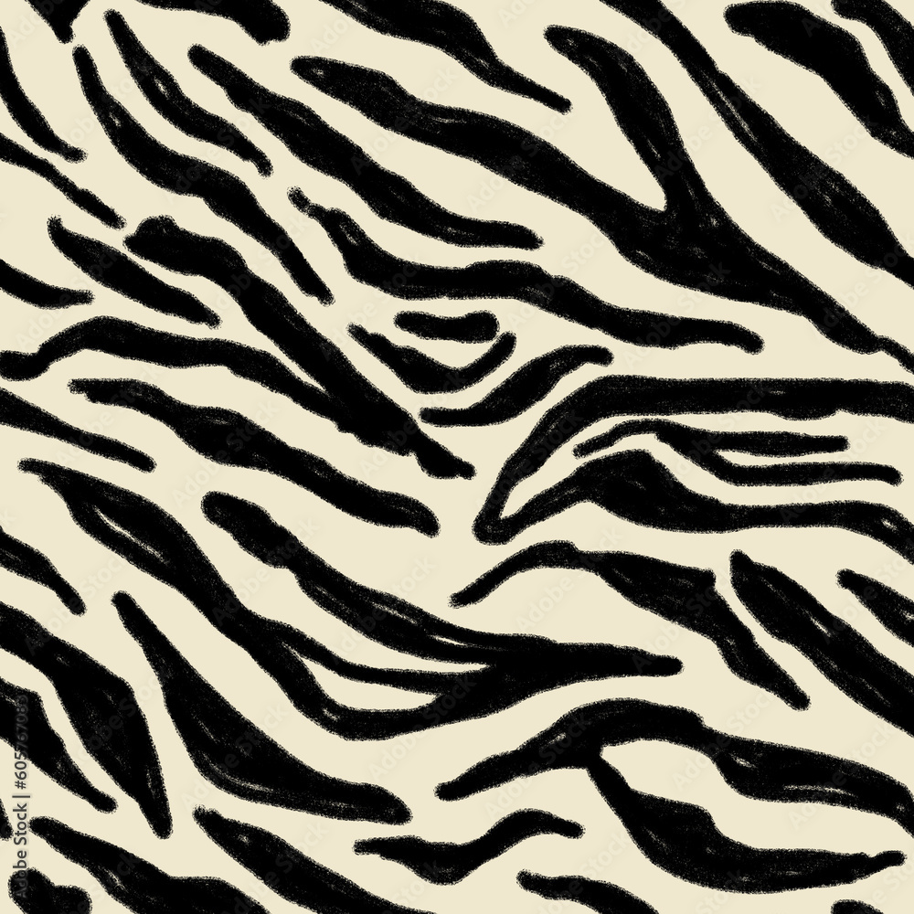 Zebra seamless Animal Print pattern Zebra seamless Animal Print pattern