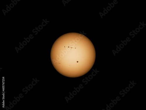 Suns surface with sunspots on 24th of May 2023 photo