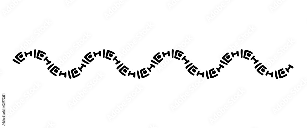 Obraz premium art curve wave line