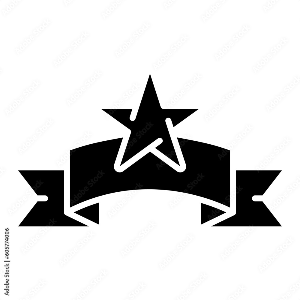 Solid vector icon for badge which can be used various design projects. Solid vector icon for badge which can be used various design projects.