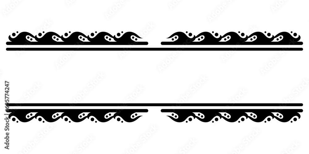 Fototapeta premium art line text box