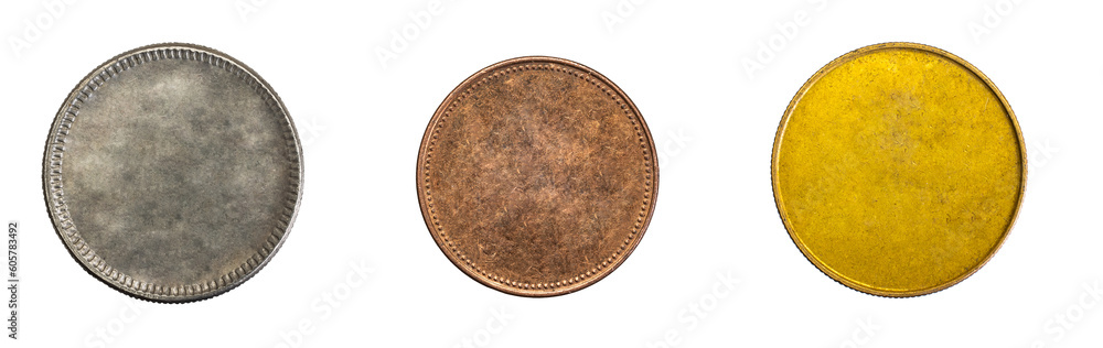 old empty copper coin on a transparent isolated background. png old empty copper coin on a transparent isolated background. png