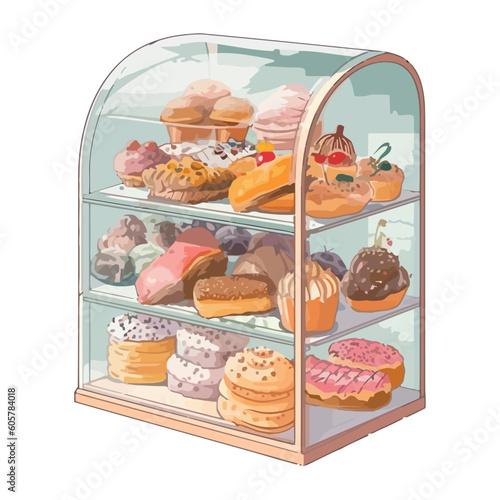 Sweet food candy, cookie cupcake and cakes