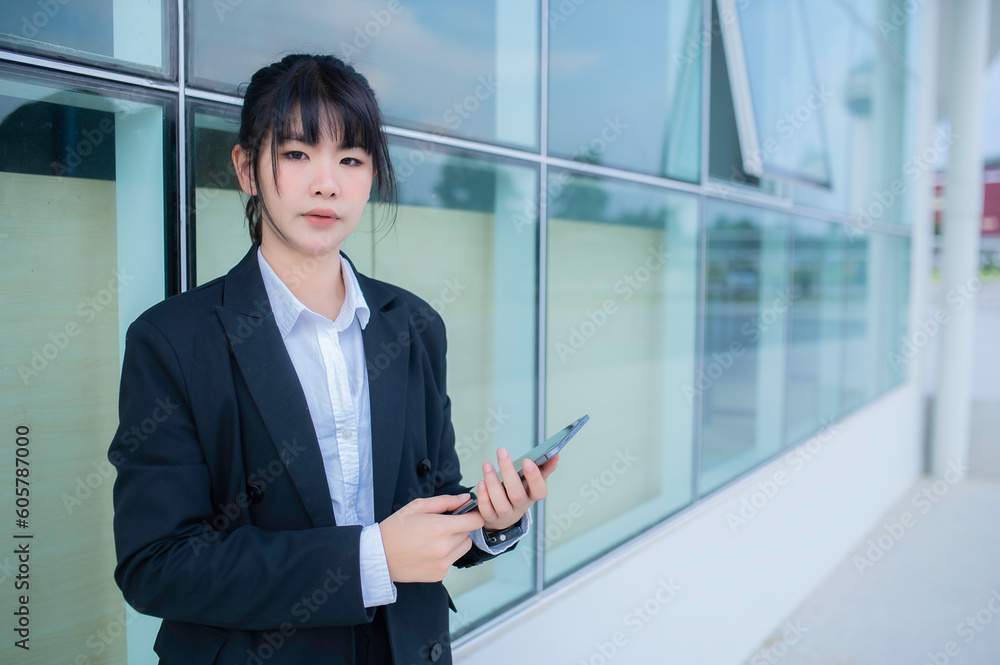 Portrait of a successful business woman,Beautiful Woman Going To Work Walking Near Office Building,professional entrepreneur standing in office clothing Portrait of a successful business woman,Beautiful Woman Going To Work Walking Near Office Building,professional entrepreneur standing in office clothing