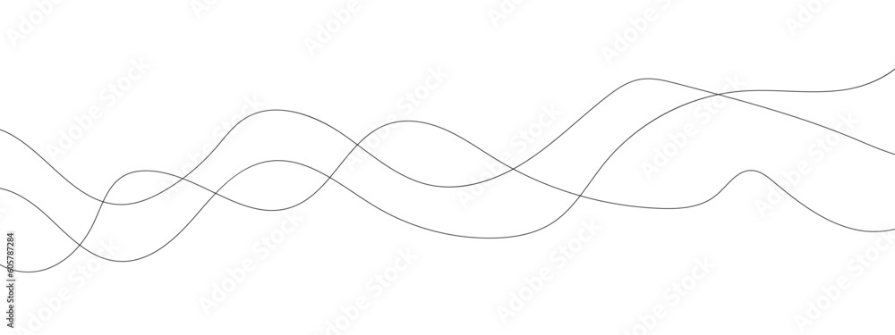 Abstract black and white wavy curved lines background. Abstract wave line vector illustration. Abstract black and white wavy curved lines background. Abstract wave line vector illustration.
