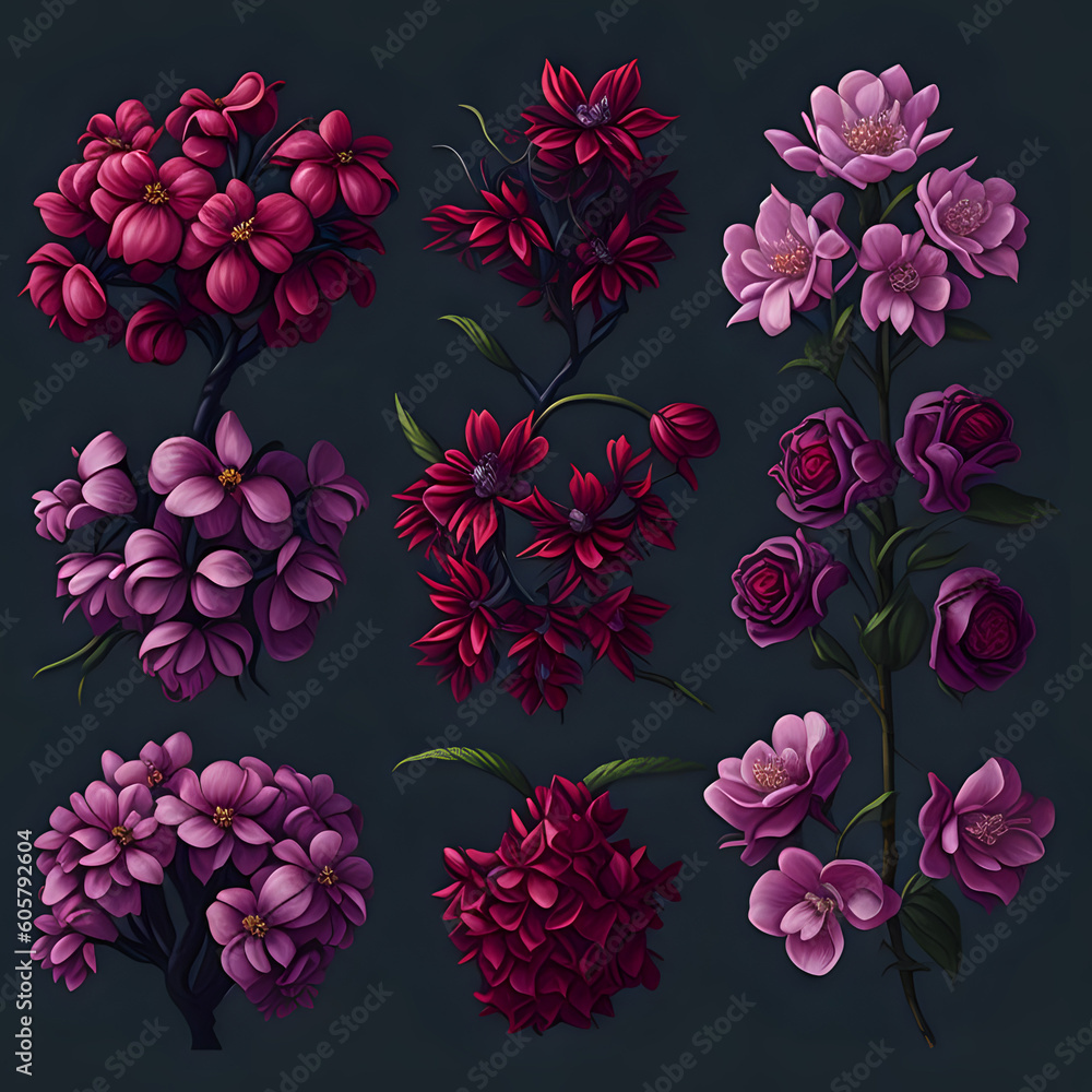 pattern with flowers, design, pattern with flowers, design,