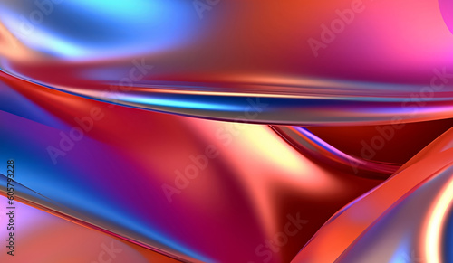 iridescent wallpaper abstract background generative ai