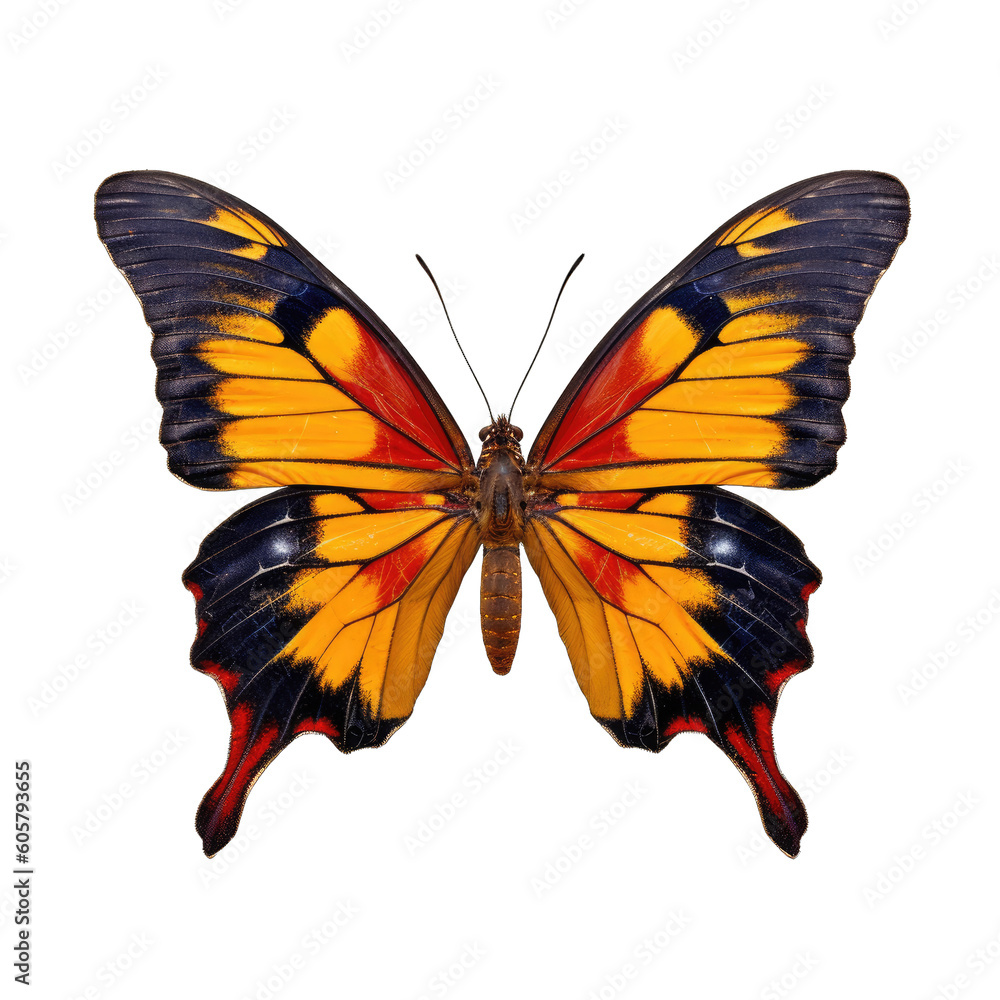California dogface butterfly - Zerene eurydice 1. Transparent PNG. Generative AI California dogface butterfly - Zerene eurydice 1. Transparent PNG. Generative AI