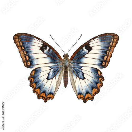 White admiral butterfly -  Limenitis camilla 1. Transparent PNG. Generative AI © Razvan