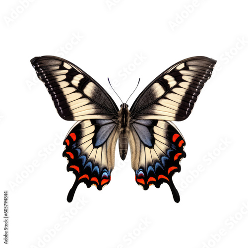 Tiger swallowtail butterfly -  Papilio glaucus 1. Transparent PNG. Generative AI