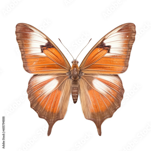 Western brown butterfly -  Heteronympha merope 1. Transparent PNG. Generative AI © Razvan