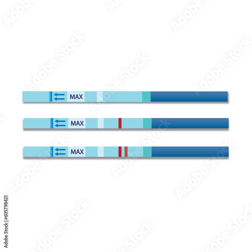 pregnancy test kit icon vector design template
