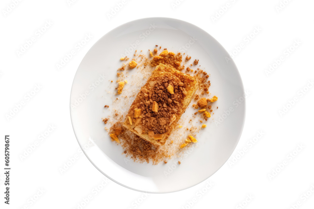Faroftoasted Manioc Flour With Seasonings, Brazilian Cuisine. Isolated On Transparent Background, Png. Generative AI Faroftoasted Manioc Flour With Seasonings, Brazilian Cuisine. Isolated On Transparent Background, Png. Generative AI