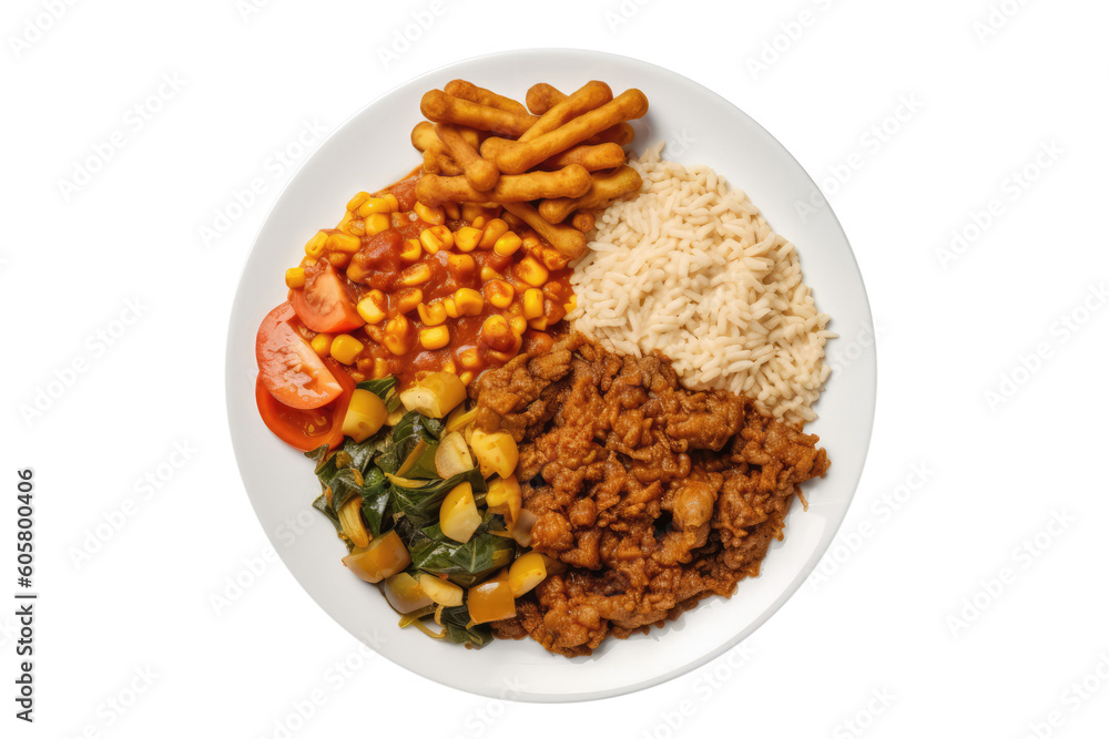 Shiro Wat Ethiopian Cuisine. Isolated On Transparent Background, Png. Generative AI Shiro Wat Ethiopian Cuisine. Isolated On Transparent Background, Png. Generative AI