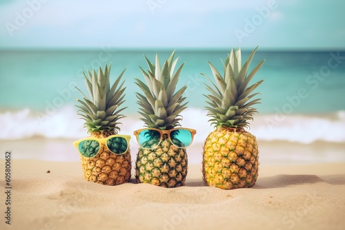 "Pineapple Family Fashion: Stylishly Funny"