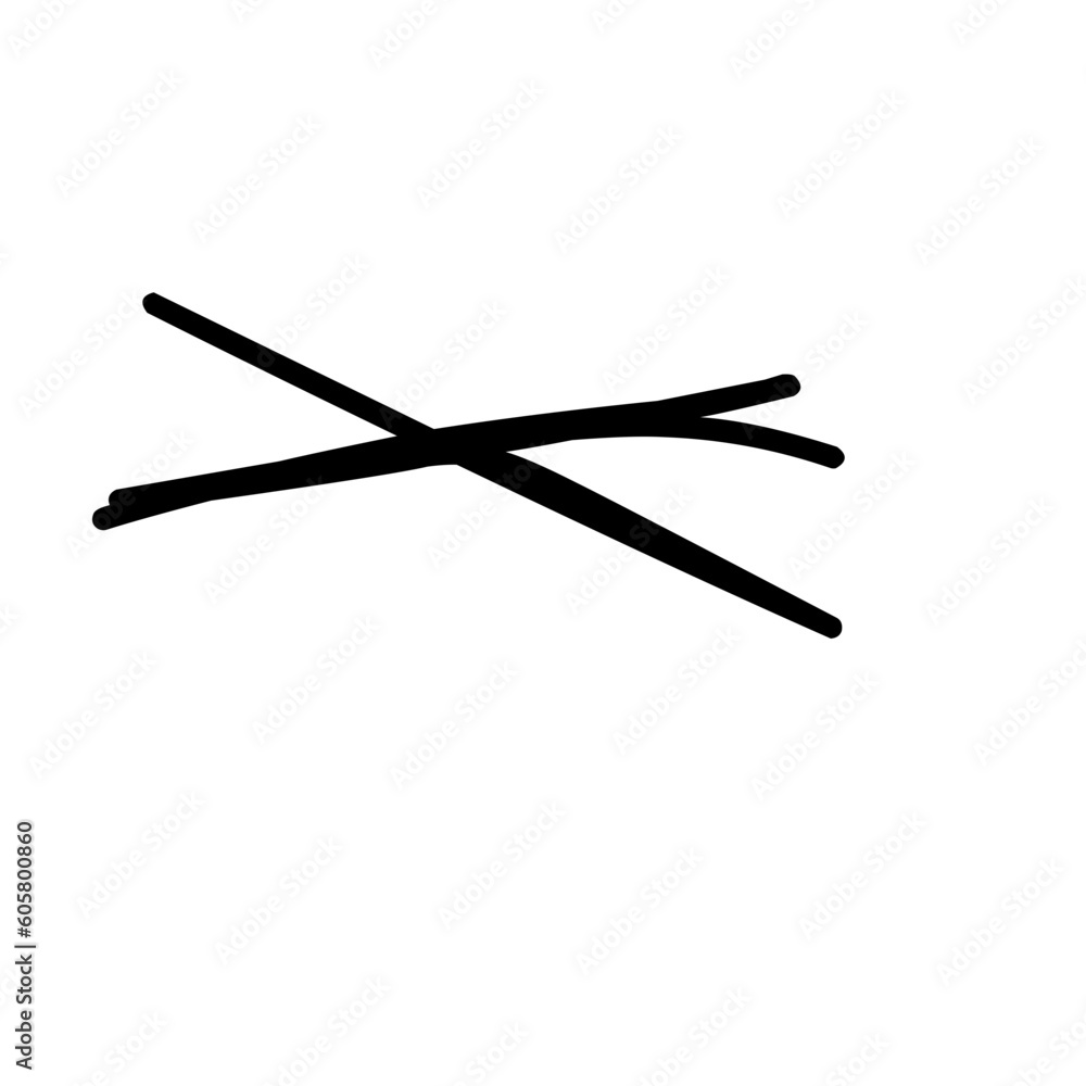 Cross out the line Cross out the line