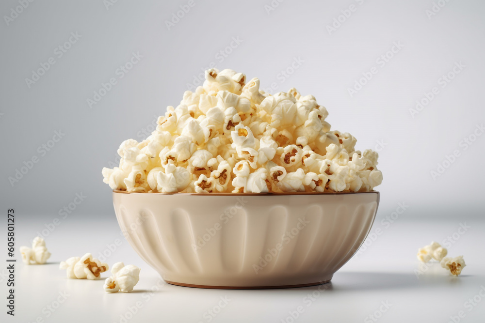 popcorn in a bowl