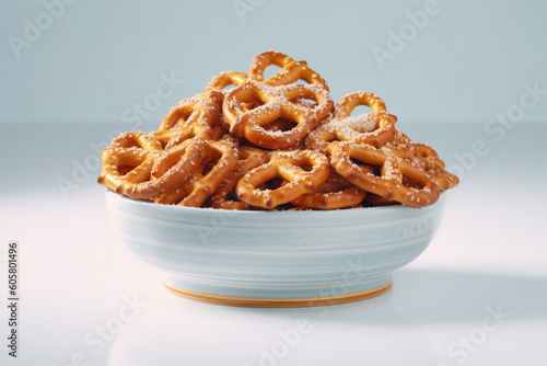 pretzels in a bowl