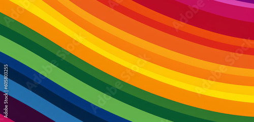 Embracing Identity  The LGBTQ  Pride Flag s Bright Spectrum. Generated AI