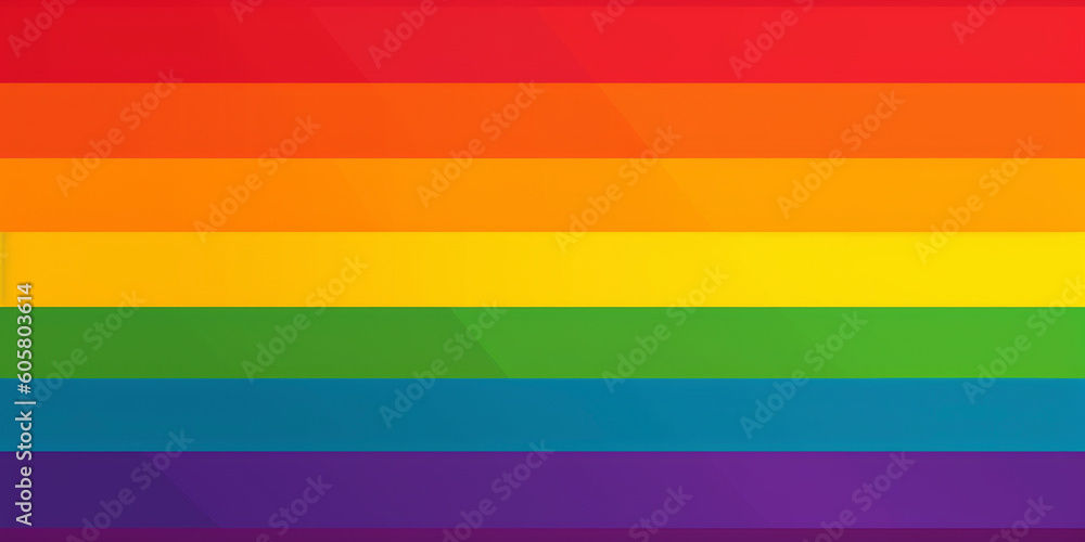 Proudly Colorful: Uniting with the LGBTQ+ Flag's Vibrant Palette. Generated AI Proudly Colorful: Uniting with the LGBTQ+ Flag's Vibrant Palette. Generated AI