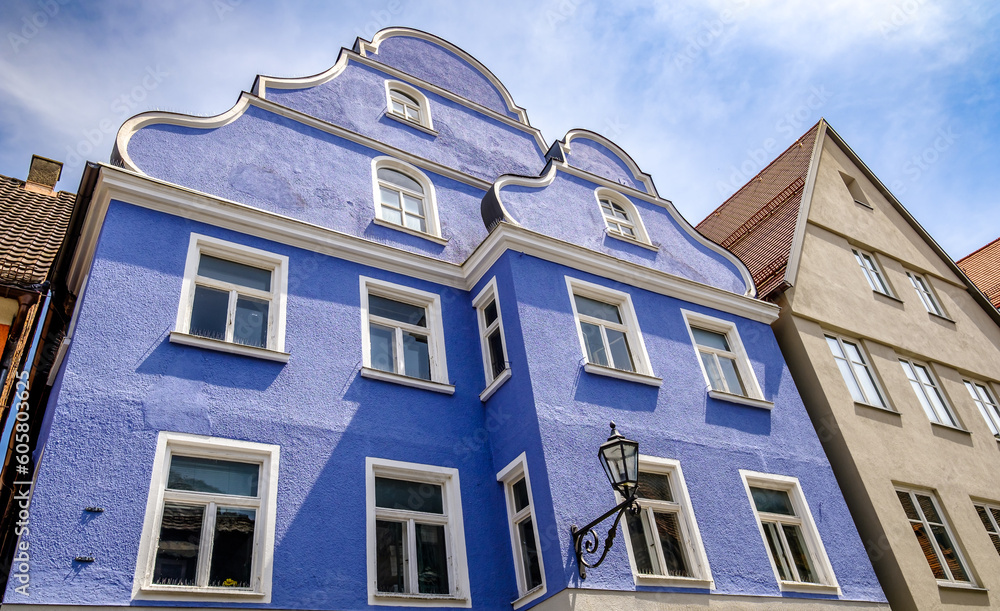 historic building at the old town of Memmingen - Germany historic building at the old town of Memmingen - Germany