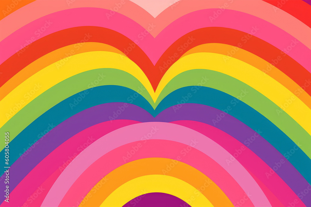 Vibrant Pride: Celebrating Diversity with the LGBTQ+ Flag. Generated AI Vibrant Pride: Celebrating Diversity with the LGBTQ+ Flag. Generated AI
